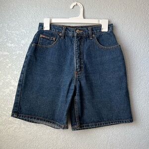 Route 66 Denim Shorts Baggy Y2K Skater Dad Jean Shorts High Rise 7/8